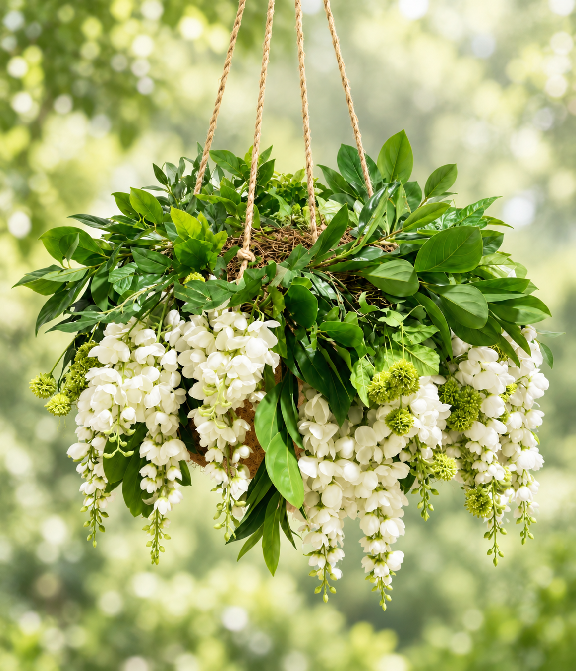 Green Garden Floral Chandelier
