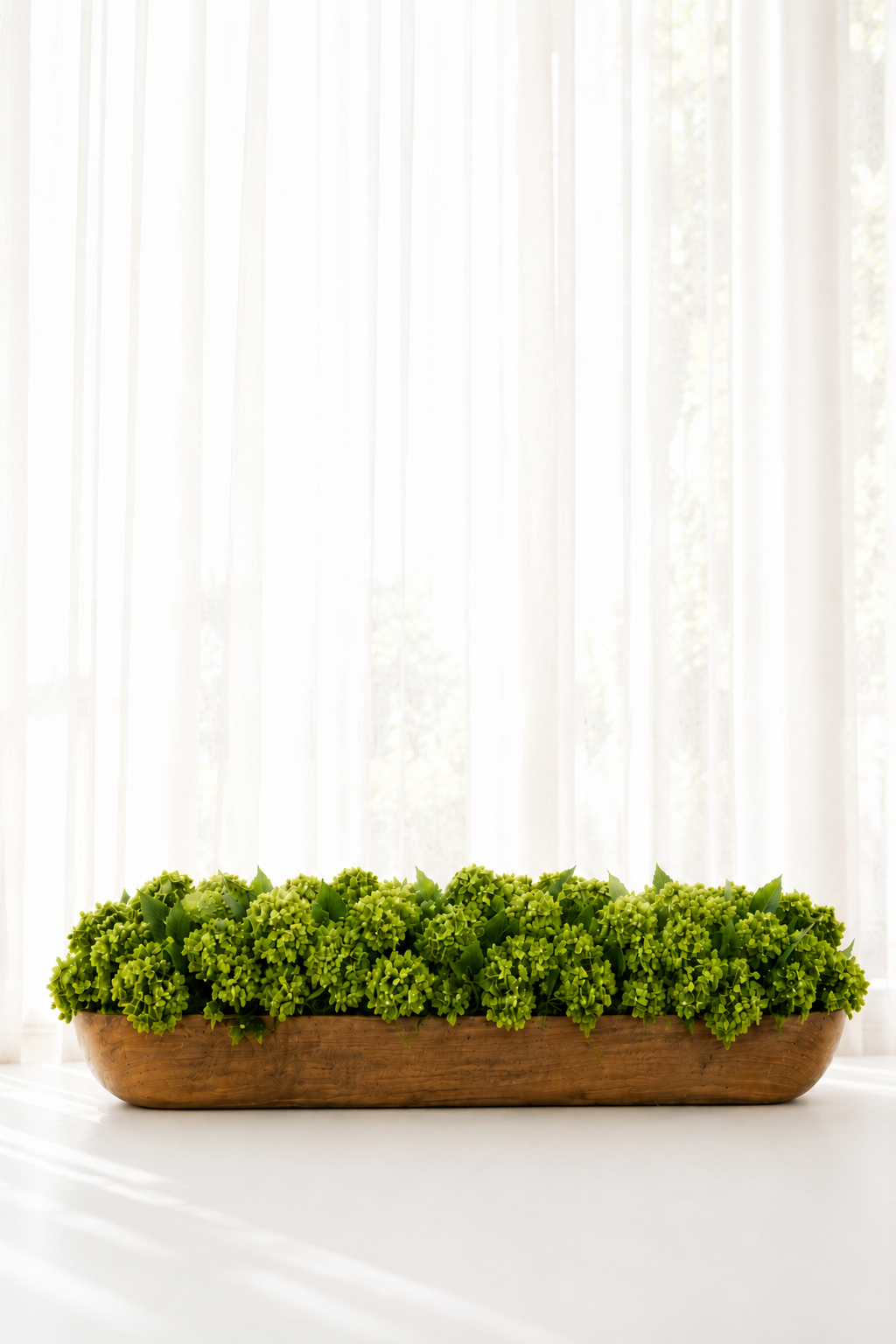 Green Hydrangea Dough Bowl