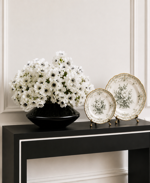 Ivory Anemone Bowl