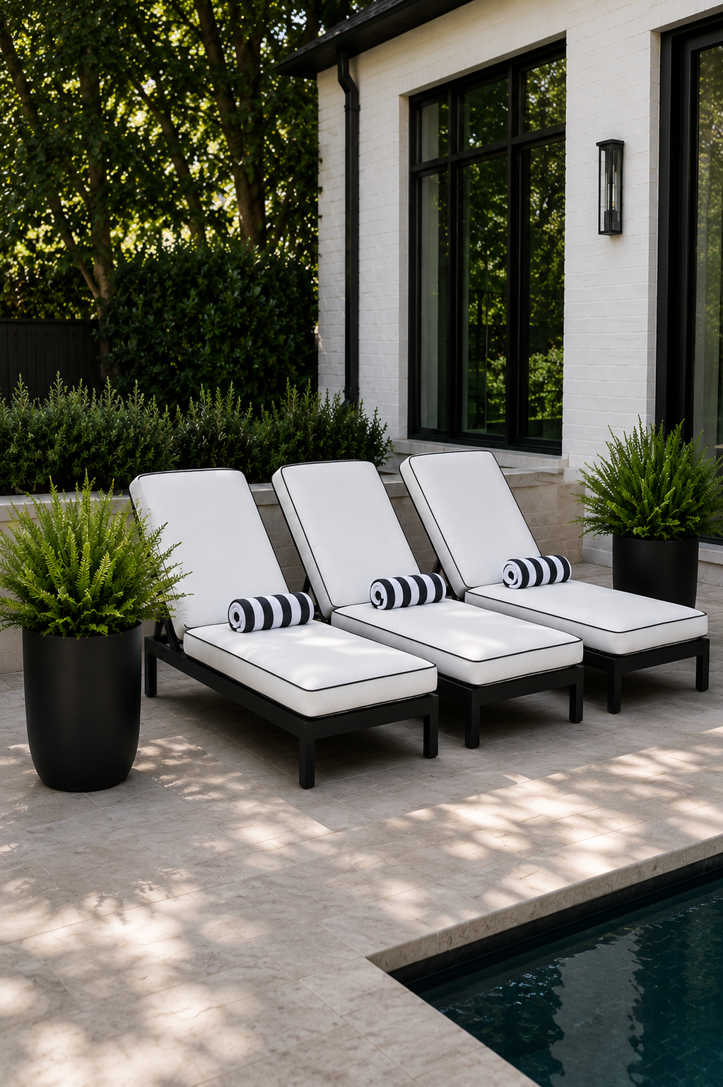 Black Fern Planter