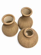 Natural Weave vase Set
