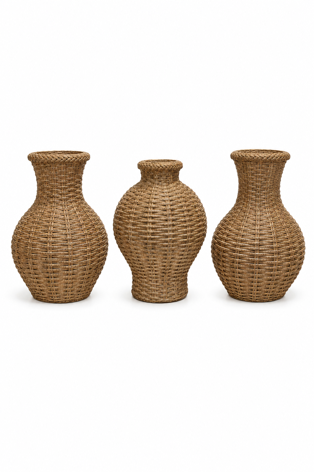 Natural Weave vase Set