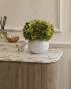 Green Hydrangea Ceramic Bowl