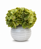 Green Hydrangea Ceramic Bowl